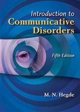 Introduction to Communicative Disorders 