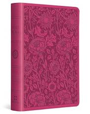 ESV Large Print Compact Bible (TruTone, Berry, Floral Design) 