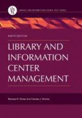 Library and Information Center Management 9th