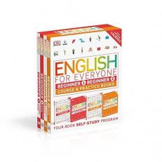 English for Everyone: Beginner Box Set : Course and Practice Books--Four-Book Self-Study Program