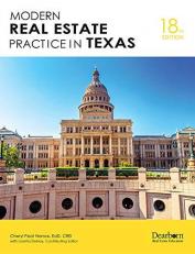 Modern Real Estate Practice in Texas 18th