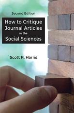 How to Critique Journal Articles in the Social Sciences 2nd