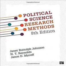 Political Science Research Methods 8th