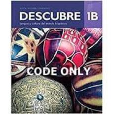 Descubre, 3rd Edition, Level 1B Supersite Plus Code (vText) CODE ONLY