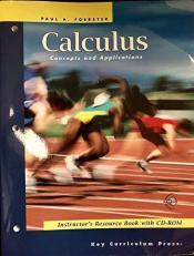 Calculus Concepts and Applications: Instructor's Resource Book with Cd-rom 