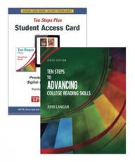 Ten Steps toAdvancing College Reading Skills w/ Ten Steps Plus with Access