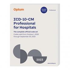 2023 ICD-10-CM Professional for Hospitals with Guidelines