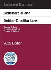 Commercial and Debtor-Creditor Law Selected Statutes, 2022 Edition 
