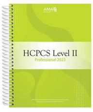 HCPCS 2023 Level II Professional Edition 