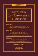 NJ Law Enforcement Handbook 3 Volumes : 2021 Edition