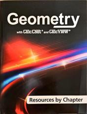 Geometry, w/CalcChat and CalcView, Resources by Chapter, c.2020, 9781647270735, 1647270731 