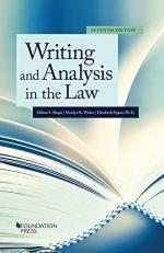 Writing and Analysis in the Law 7th