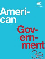 American Government 3e by OpenStax (Official Print Version, hardcover version, full color)