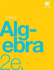 College Algebra (OER) 2nd