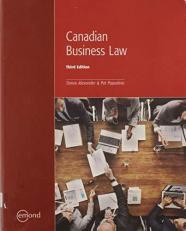 Canadian Business Law, 3rd Edition (Paperback)