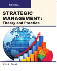Strategic Management : Theory and Practice 5th