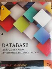 Database Design, Application Development, and Administration 7th