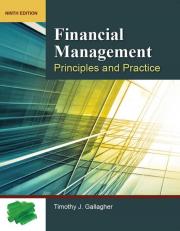 Financial Management: Principles And Practice 9th