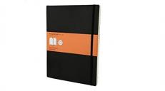 Moleskine Classic Notebook, Extra Large, Ruled, Black, Soft Cover (7. 5 X 10)