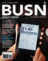BUSN (2012-2013 ED)(W/COURSEMATE ACCESS CODE) (P)
