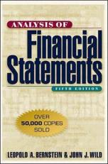Analysis of Financial Statements 5th
