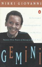 Gemini : An Extended Autobiographical Statement on My First Twenty-Five Years of Being a Black Poet