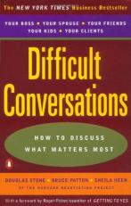 Difficult Conversations : How to Discuss What Matters Most 