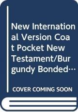 New International Version Coat Pocket New Testament/Burgundy Bonded Leather 
