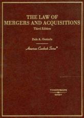 The Law of Mergers and Acquisitions 3rd