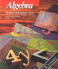 Algebra Bk. 1 : Structure and Method Book 1