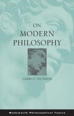 On Modern Philosophy 