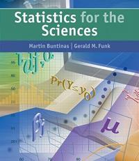 Statistics for the Sciences 