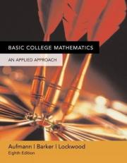 Basic College Mathematics : An Applied Approach 8th