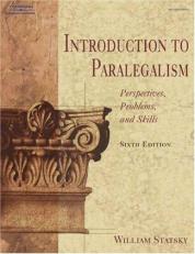 Introduction to Paralegalism : Perspectives, Problems, and Skills 6th