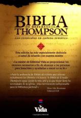 Bíblia de Referencia Thompson Piel Especial Negro (Spanish Edition) 