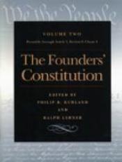The Founders' Constitution Vol 2 Vol. 2 