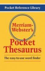 Merriam-Webster's Pocket Thesaurus 