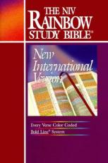 Bible New International Version Rainbow Study Burg : Burgundy 