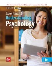 Essentials of Understanding Psychology 14TH Edition, International Edition (Robert S. Feldman)