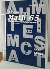 Saxon Math 6/5: Home School Answer Key