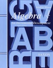 Algebra 1-2 Solutions Manual