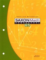 Saxon Math 6/5 : Tests and Worksheets grade 5
