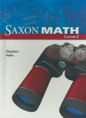 Saxon Math Course 2 grade 7