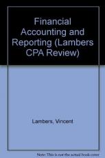 Lambers CPA Review Financial Accounting and Reporting (Lambers Cpa Review 2002, 1)