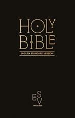 Holy Bible: English Standard Version (ESV) Anglicised Pew Bible (Black Colour) (Collins Anglicised ESV Bibles) 