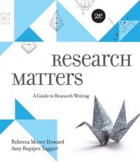 Research Matters 2nd