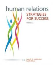 Human Relations : Strategies for Success 5th