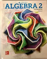 Glencoe Algebra 2, Teacher ed. Vol. 2, Virginia ed.