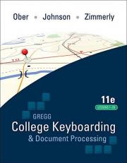 Gregg College Keyboarding & Document Processing (GDP); Lessons 1-20 Text
