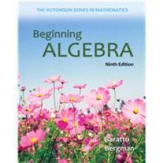 Beginning Algebra 9th